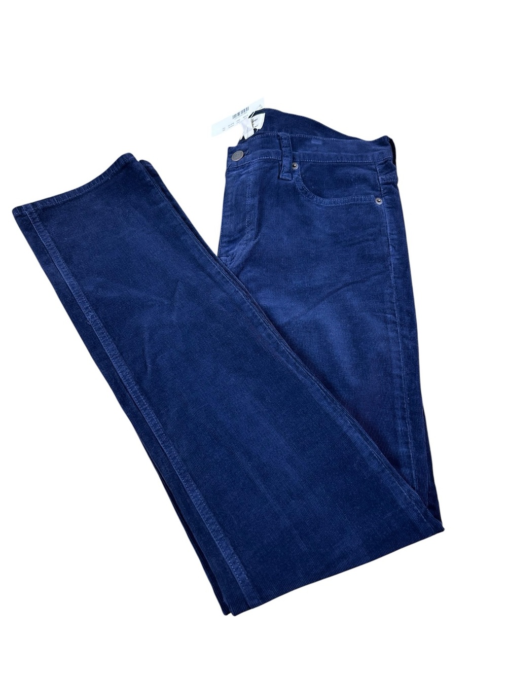 J.CREW Matchstick NEW NWT‎ Navy Stretch Corduroy Straight Leg Pants 31T Tall